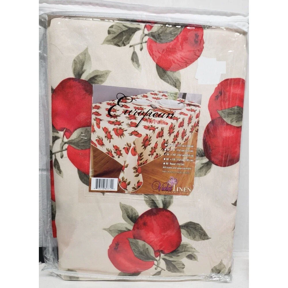 1 Printed Fabric Tablecloth, 60